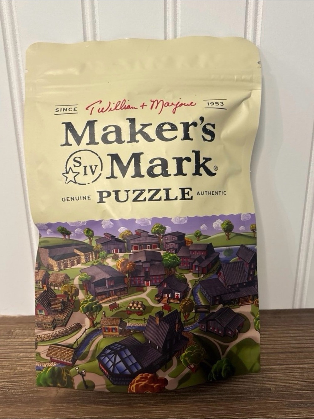 Maker's Mark Bourbon Distillery Star Hill Farm Jigsaw Puzzle - Sealed